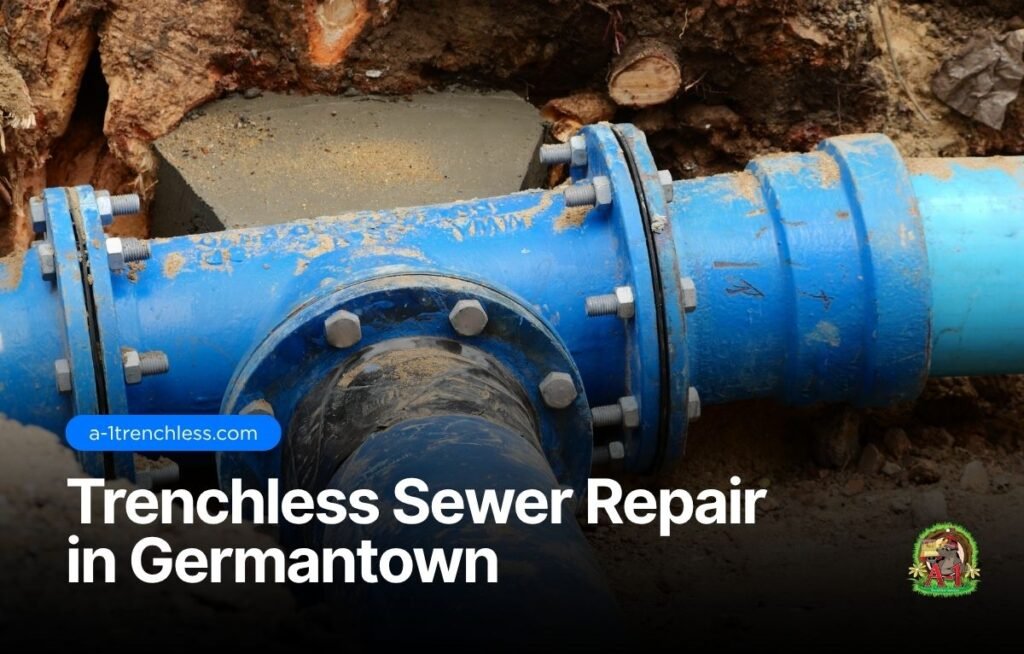 trenchless sewer repair in Germantown
