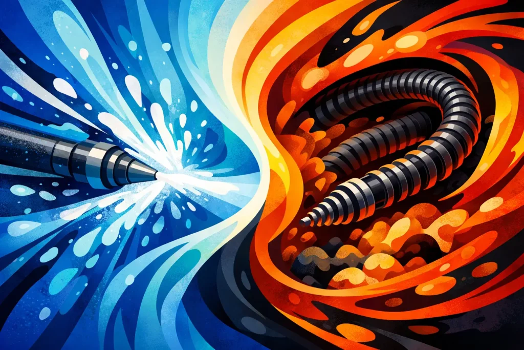 Hydro Jetting vs Snaking Drains
